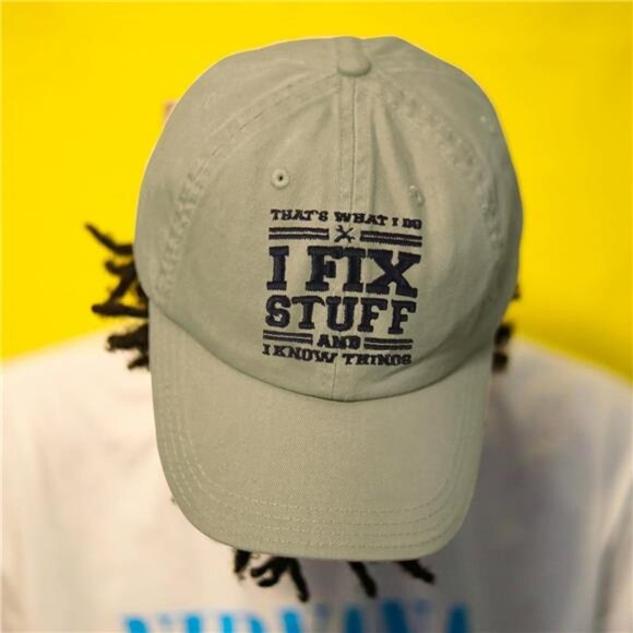 Mens cotton baseball cap adjustable hat funny gift idea dad birthday present - Picture 7 of 8